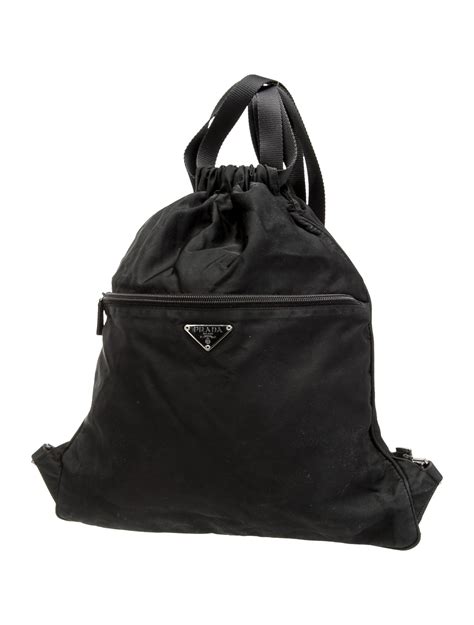 prada drawstring bag leather|prada authentic bags collection.